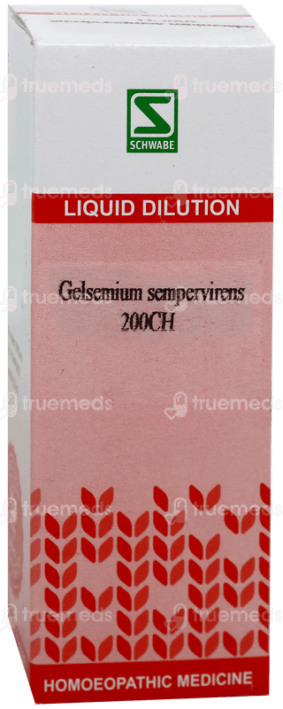 Dr Willmar Schwabe Gelsemium Sempervirens 200Ch Dilution 30Ml
